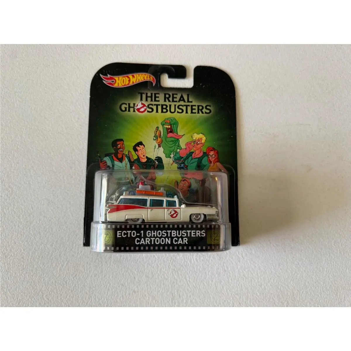 Hot Wheels Retro Entertainment Ecto-1 Ghostbusters Cartoon Car BK1