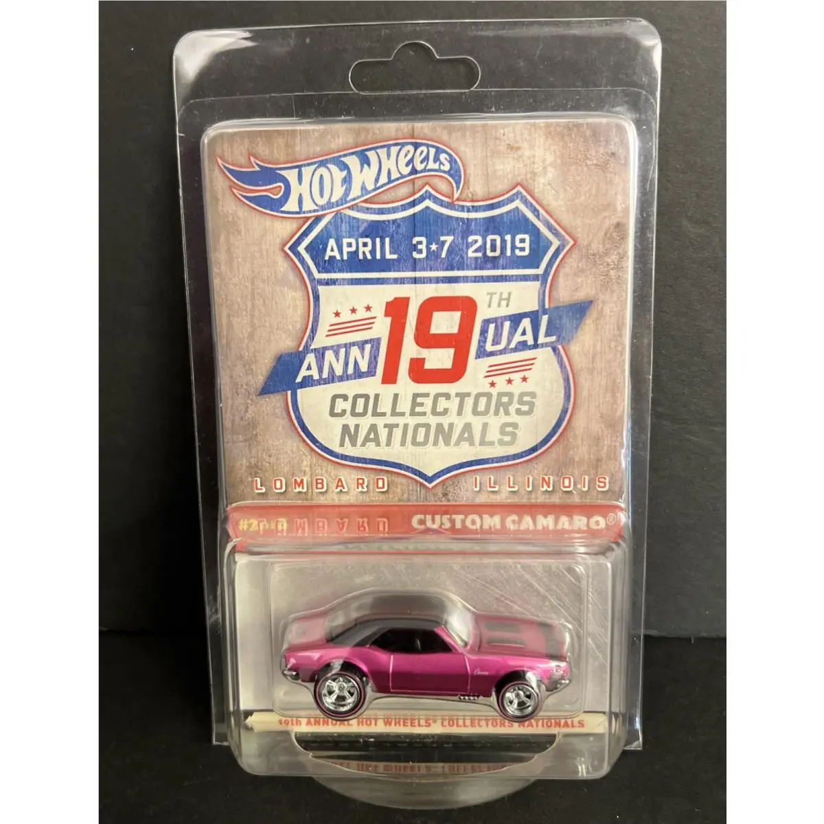 2019 Rlc Hot Wheels 19TH Annual Collectors Nationals 2/3 Custom Camaro