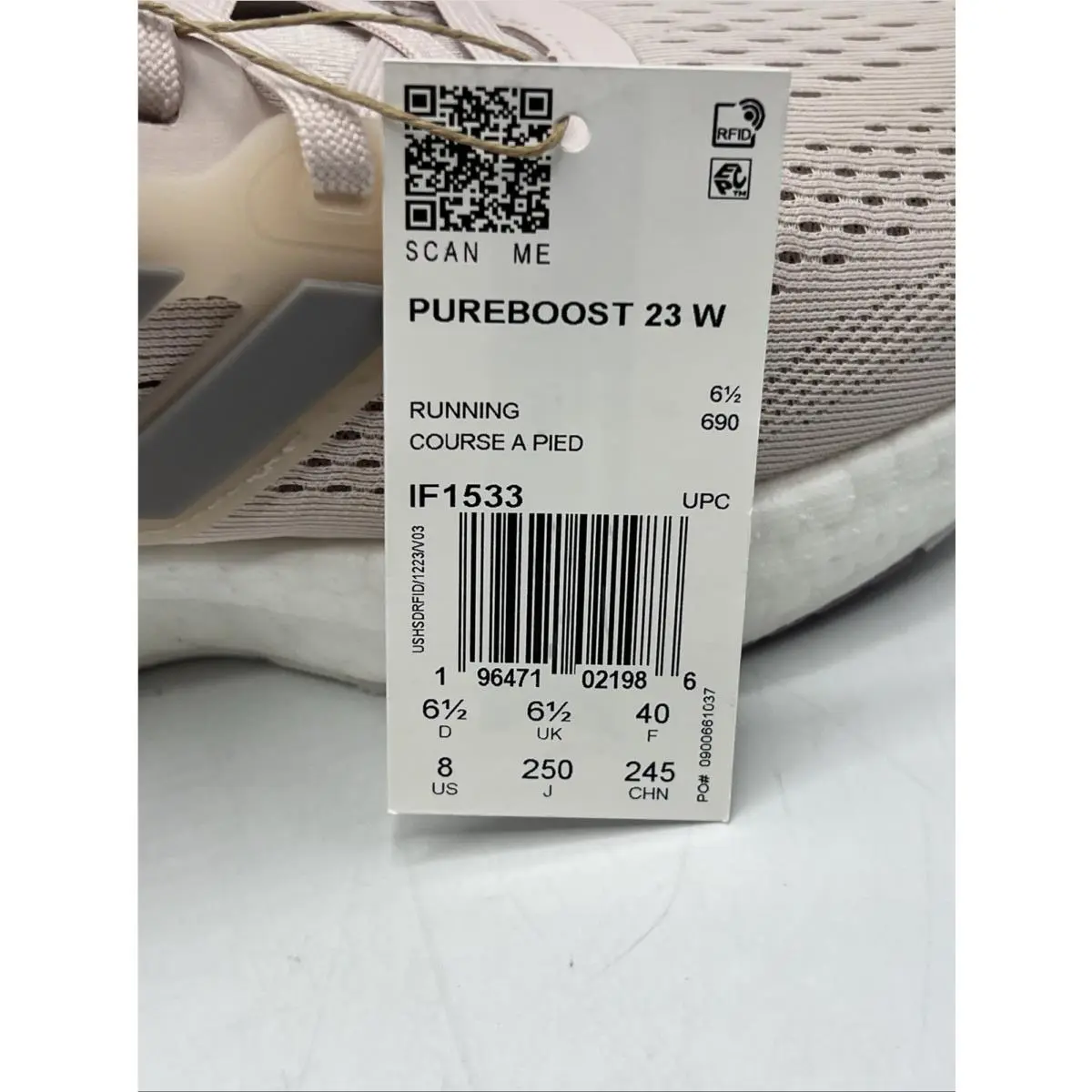 Adidas shoes - adidas PureBoost 23 - PureBoost - If1535 - Pink 4