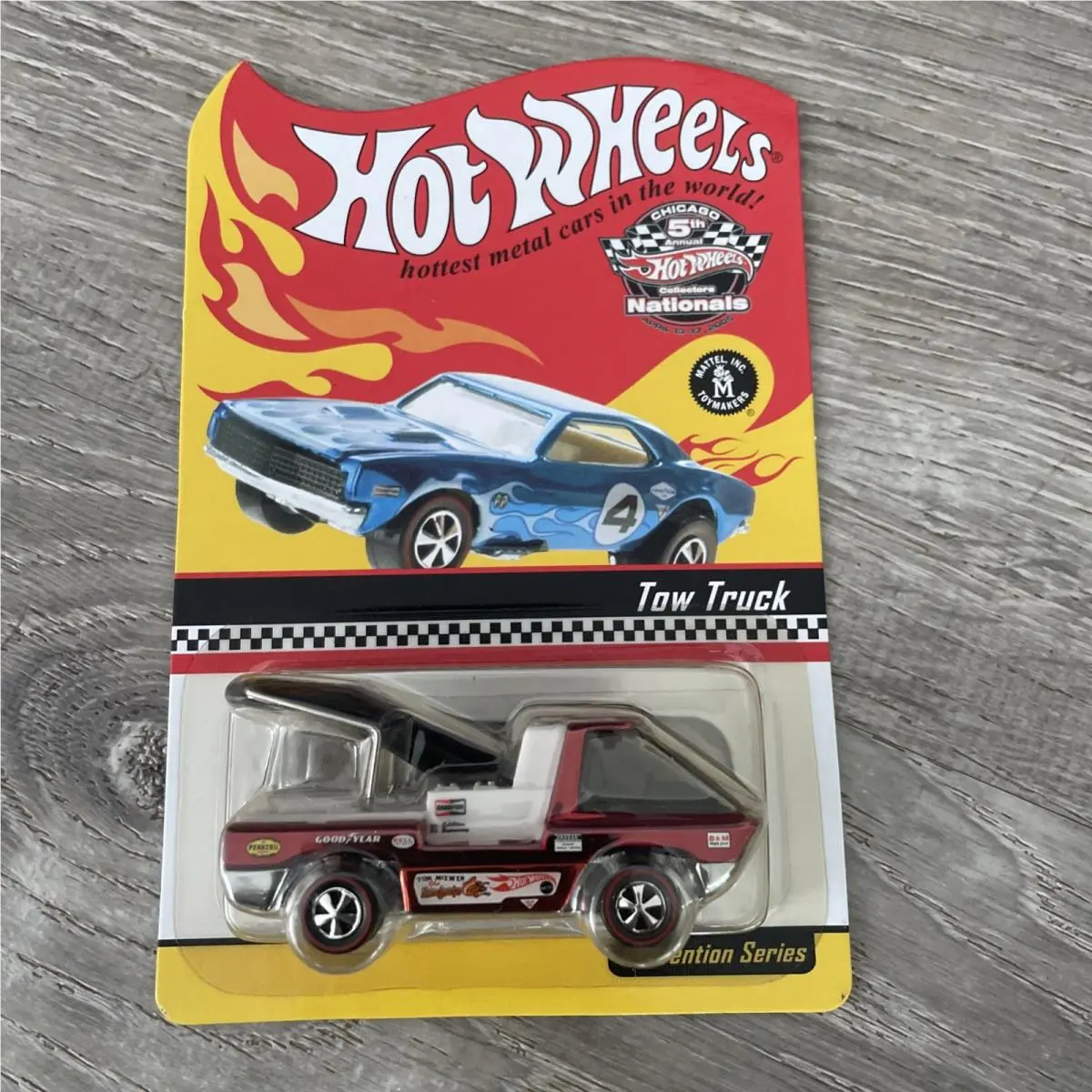 Hot Wheels Rlc 5th Collectors Nationals Tow Truck 2734/3000 Red Mongoose Redline