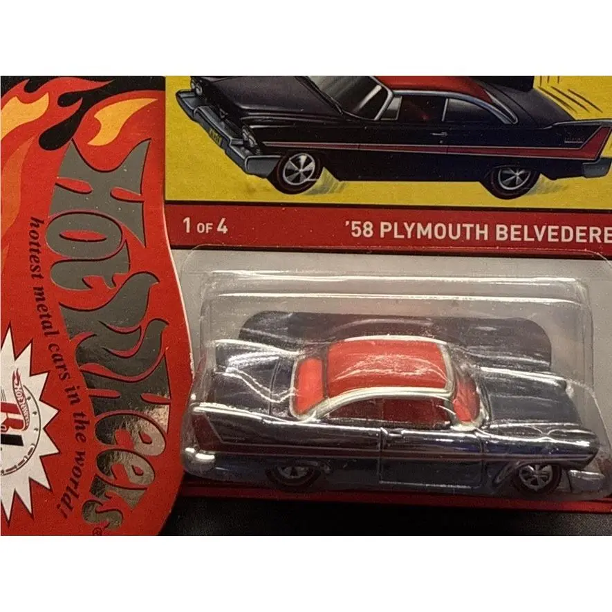 Hot Wheels - Rlc Red Line Club 13 Neo - `58 Plymouth Belvedere 02922/03000