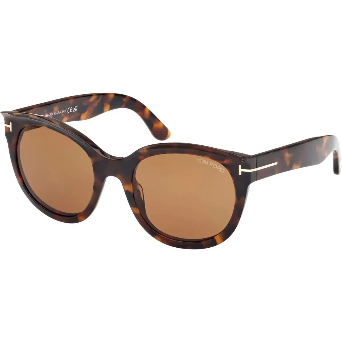 Tom Ford TAMARA-02 TF1114 52E Dark Havana Brown Sunglasses