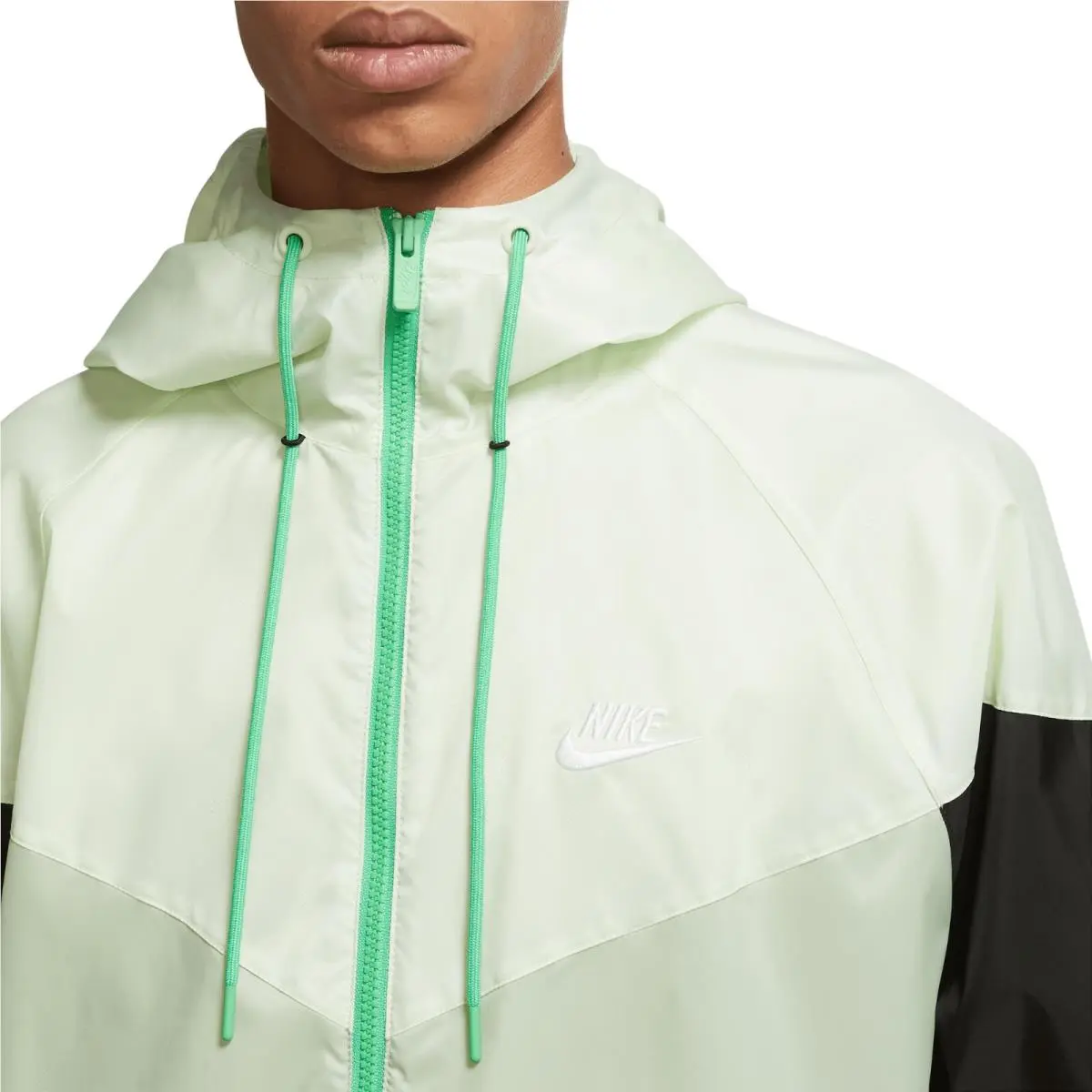 Nike clothing - Woven Windrunner Hooded Jacket - Woven Windrunner Hooded Jacket - DA0001 343 - Green (UPC: 195242898628) 1