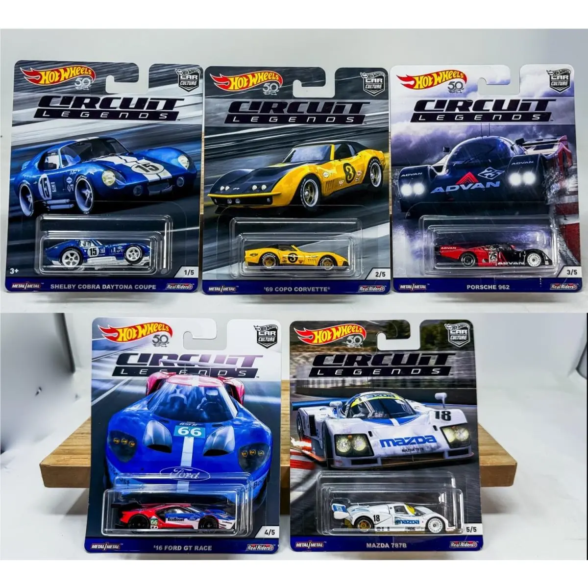 Hot Wheels Car Culture 2018 Circuit Legends - Complete Set