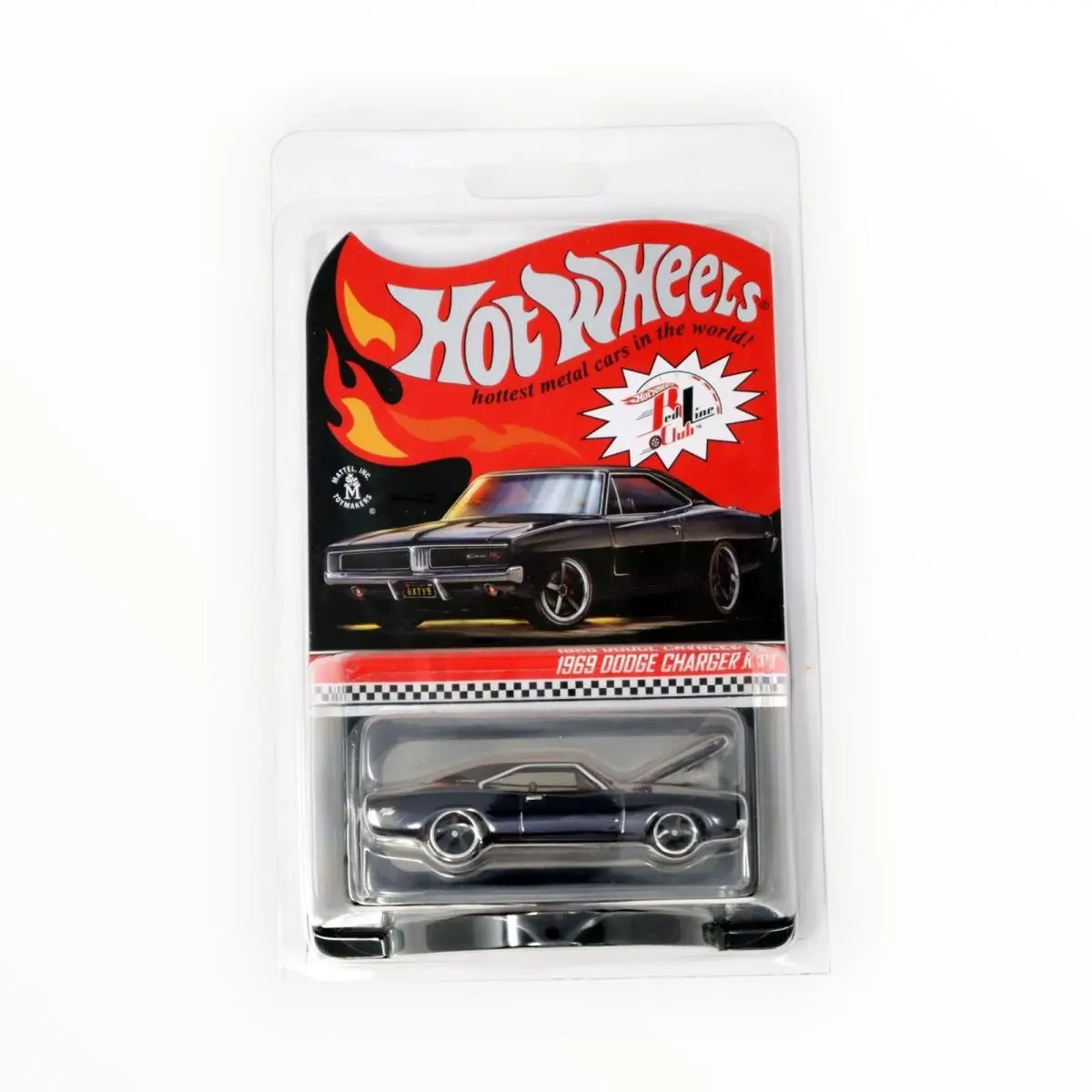 Hotwheels 1969 Dodge Charger R/t Black Club Exclusive