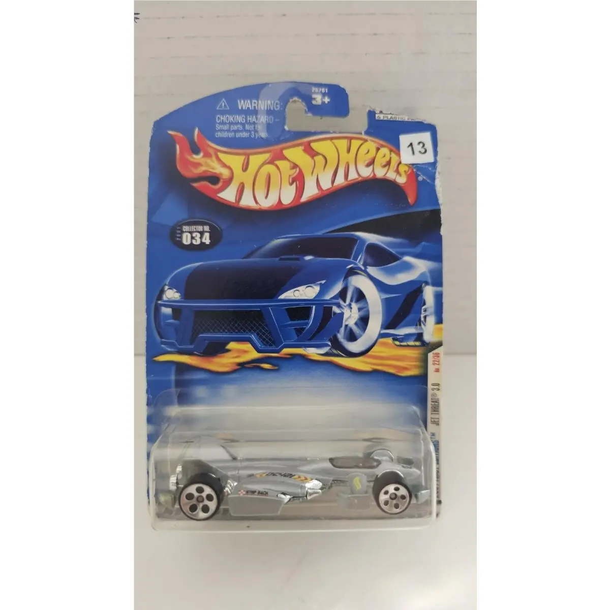 Hot Wheels 2001 First Editions Jet Threat 34 Car Diecast 1:64 Scale Model Kit