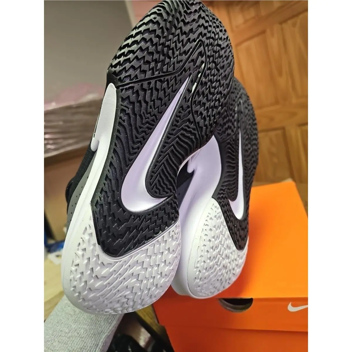 Nike shoes - Nike Air Precision - Air Precision - Black 3