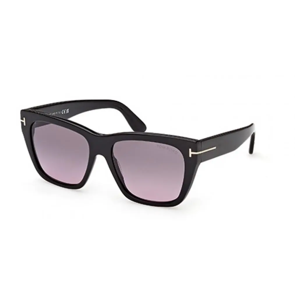 FT 1343 Sunglasses 01B Shiny Black by Tom Ford