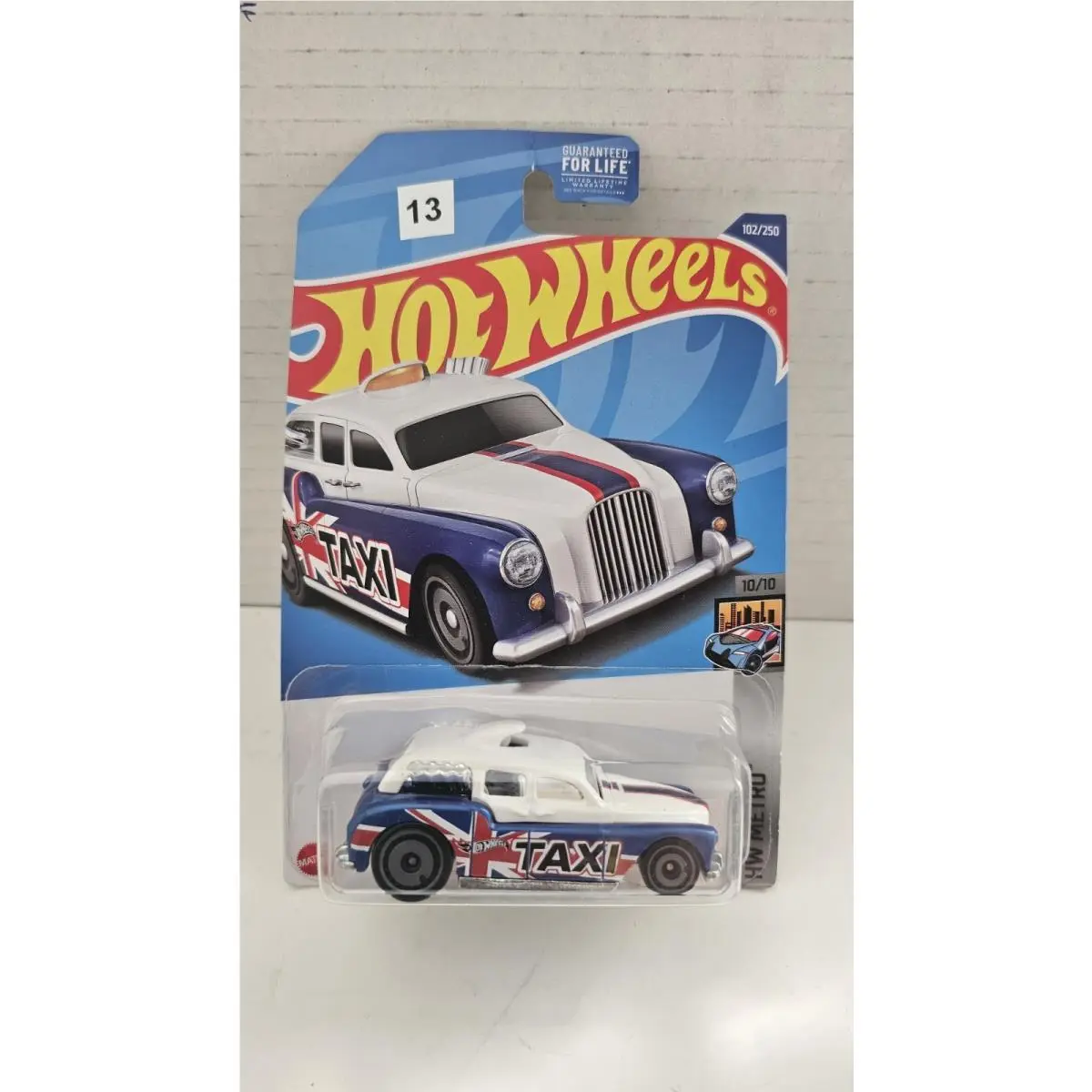 Hot Wheels HW Metro Cockney Cab II 10/10 Car Diecast 1:64 Scale Model Kit