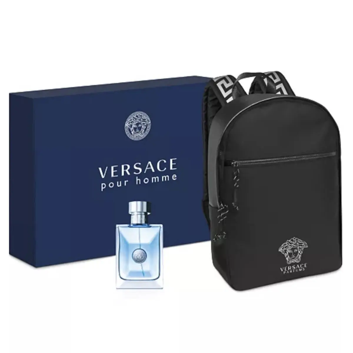 Men`s 2-Pc. Pour Homme Eau de Toilette Summer Backpack Gift Set by Versace