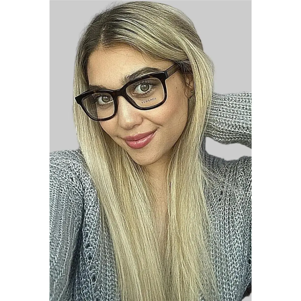 Versace Mod. 3239 108 Tortoise 54mm Men`s Women`s Eyeglasses Frame Italy 7 4