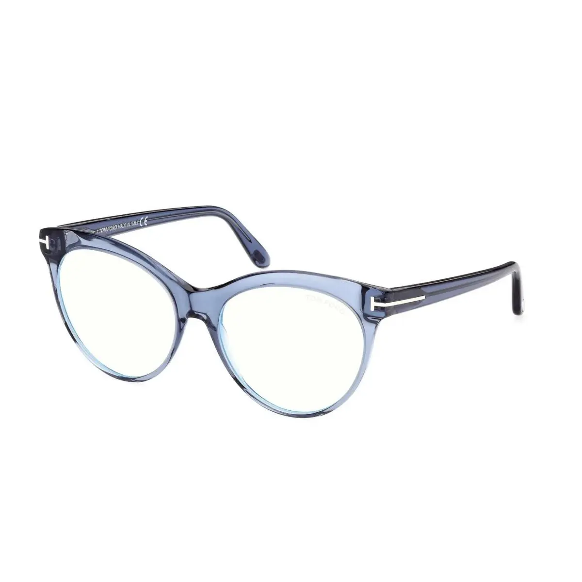 Tom Ford TF5827-B 090 Blue Clear/blue Light Block Eyeglasses Frame