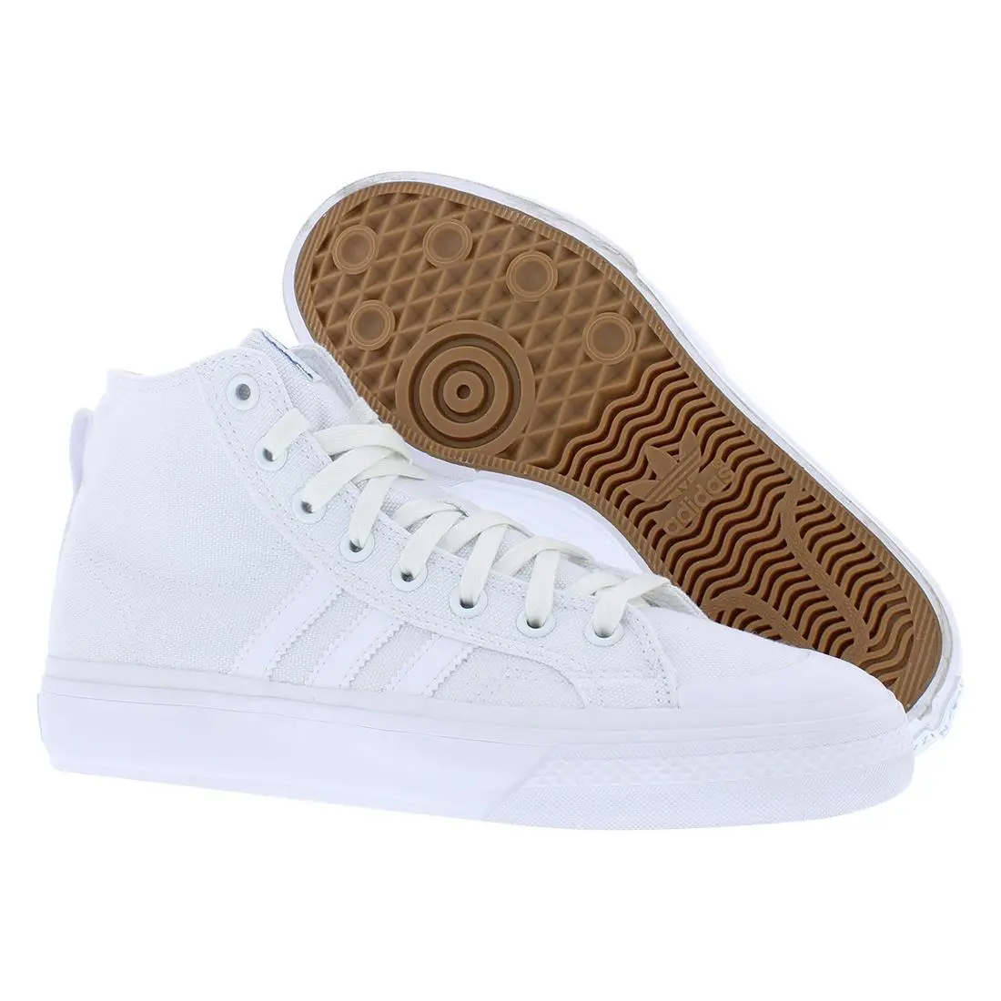 Adidas Nizza Hi Adv Unisex Shoes Size 7.5 Color: Cloud White/blue Bird