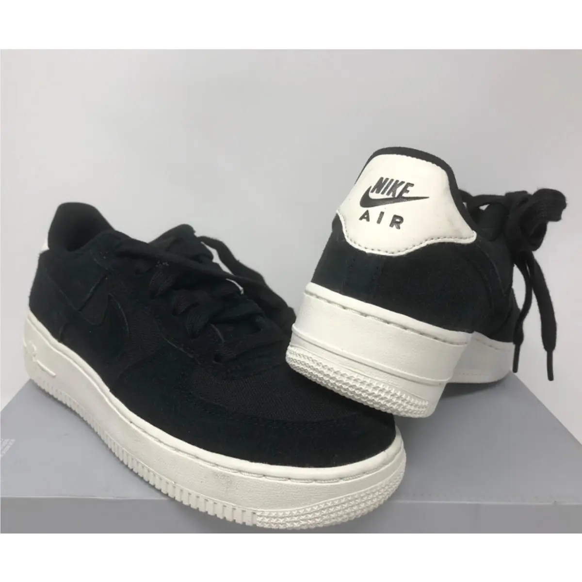 Nike shoes - Nike Air Force 1 GS - Black (UPC: 826218159640) 0