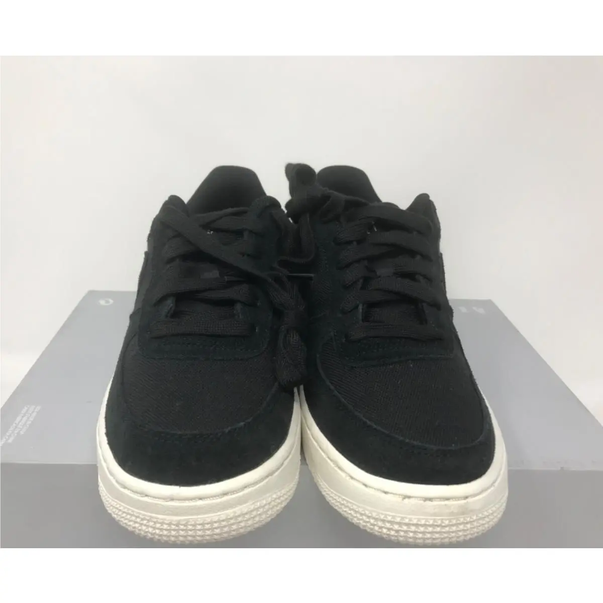 Nike shoes - Nike Air Force 1 GS - Black (UPC: 826218159640) 1
