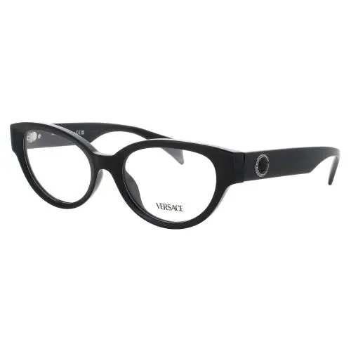 Versace 0VE3361U-GB1-53 Eyeglasses Eye Glasses GB1 Black 53mm