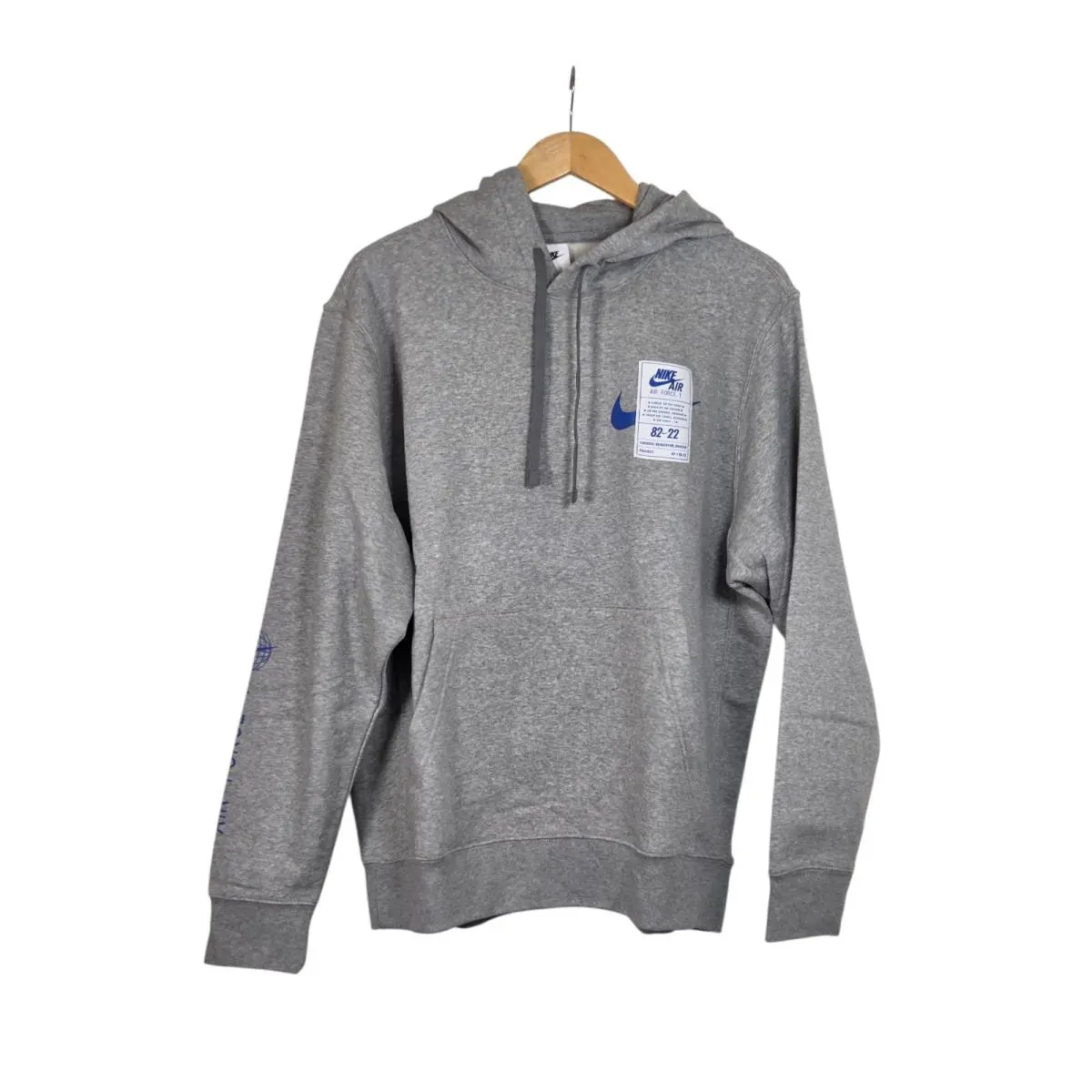 Nike Sportswear Club Fleece Men`s 【 Medium】 Pullover Hoodie Gray Air Force AF1
