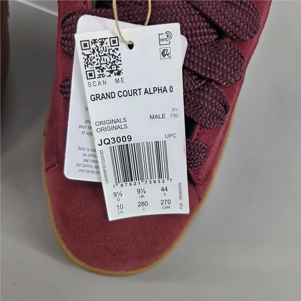 Adidas shoes - Grand Court Alpha 0 - Grand Court Alpha - Red 0