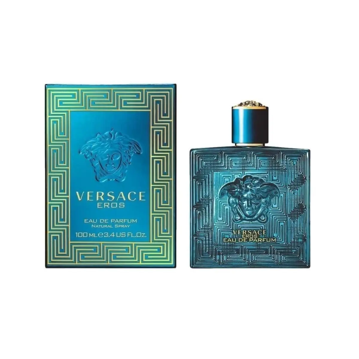 Versace Eros by Versace 3.4 oz Edp Mens Spray Cologne 100 ml