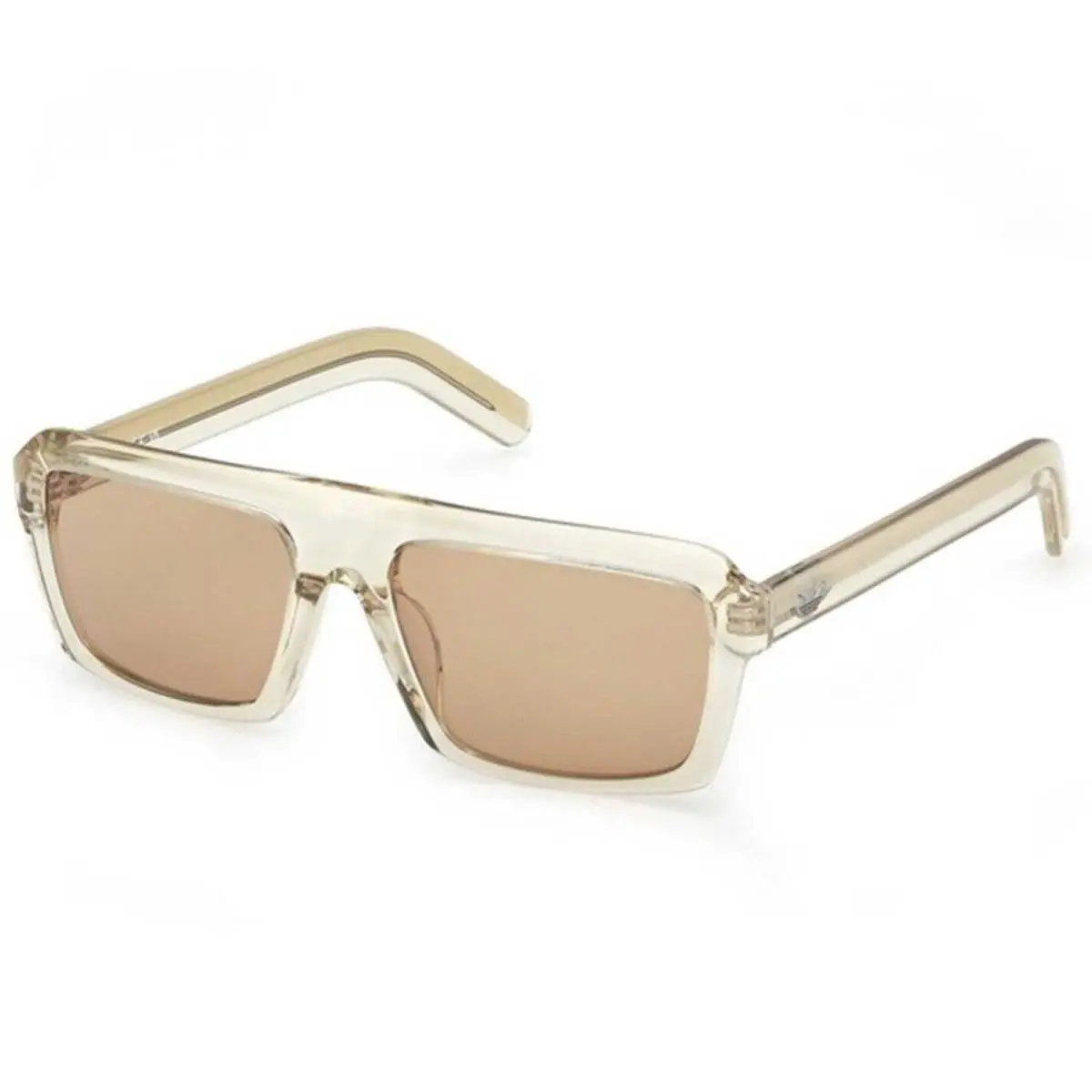 Adidas Unisex Sunglasses Shiny Yellow Acetate Rectangular Full Rim OR0133 5539E