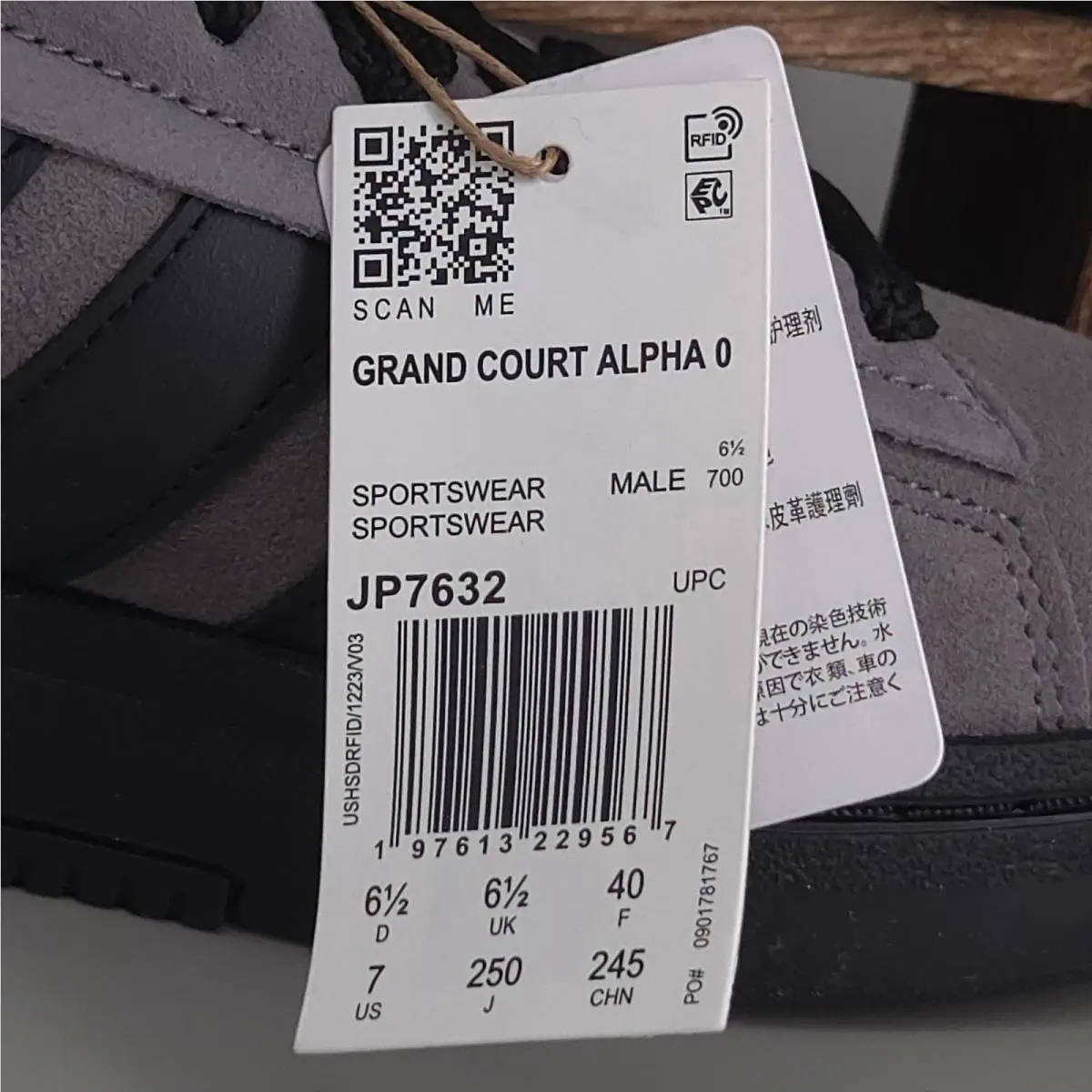 Adidas shoes - Grand Court Alpha 00s - Grand Court Alpha - Gray 2