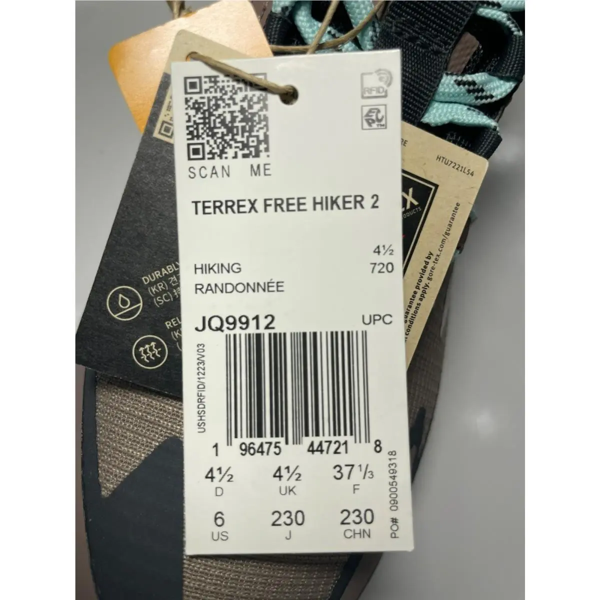 Adidas shoes - adidas TERREX Free Hiker - TERREX Free Hiker - JQ9912 - Brown 8