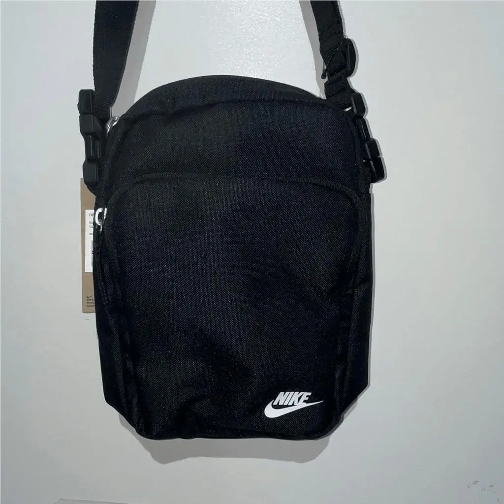 Unisex Black Heritage Move To Zero Hip Pack Crossbody Bag by Nike