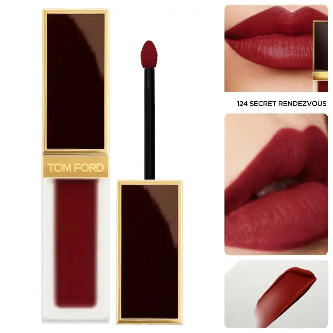 Tom Ford Liquid Lip Lux Matte 124 Secret Rendezvous 0.2oz/ 6ml Full Size