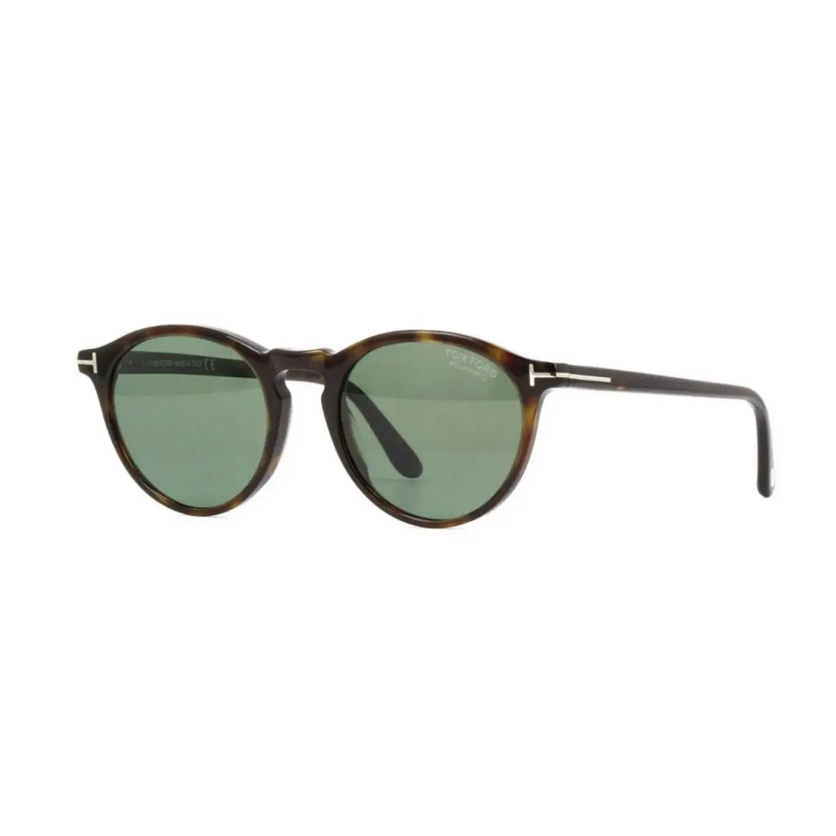 Aurele FT 0904 Dark Havana/green Polarized 52R Sunglasses by Tom Ford