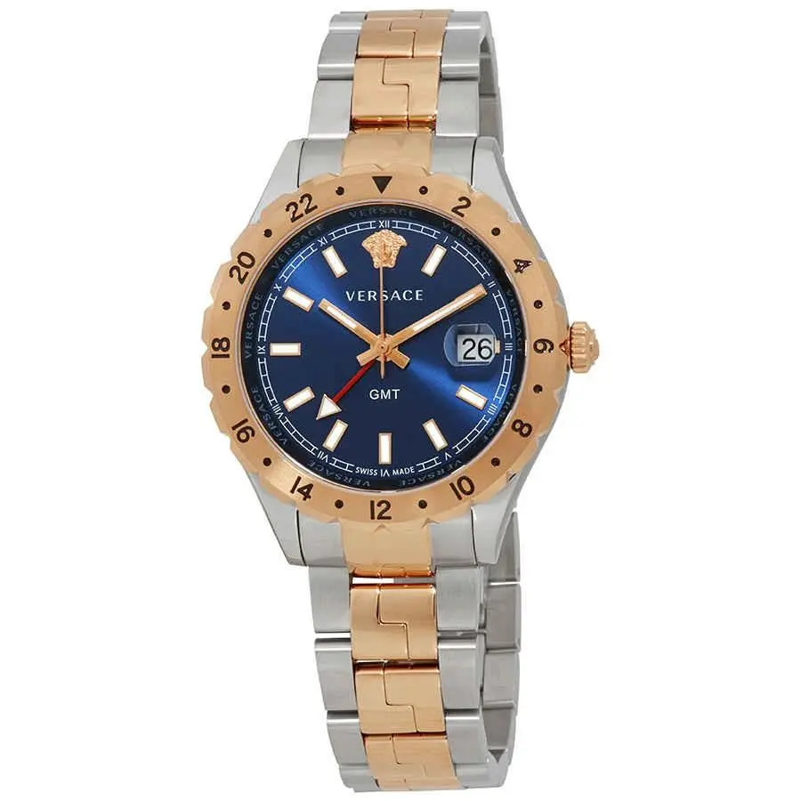 Versace V11060017 Hellenyium Blue Dial 42 mm Men`s Watch