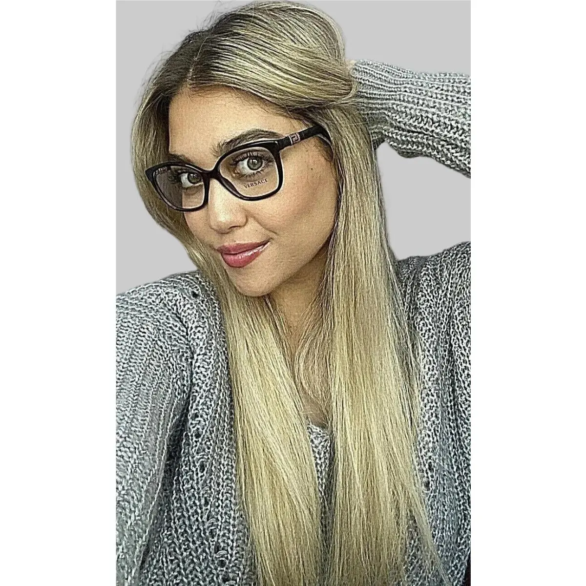 Versace Mod. 3235-B 989 Red 52mm Women`s Eyeglasses Frame Italy 8 A