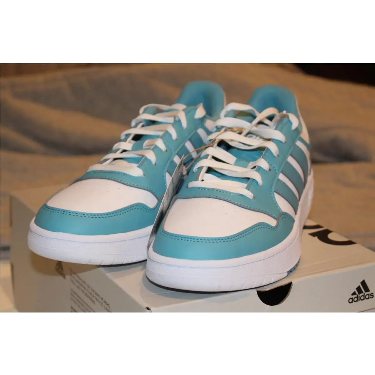 Adidas shoes - adidas Hoops - Hoops - IH0175 - White / Teal 0