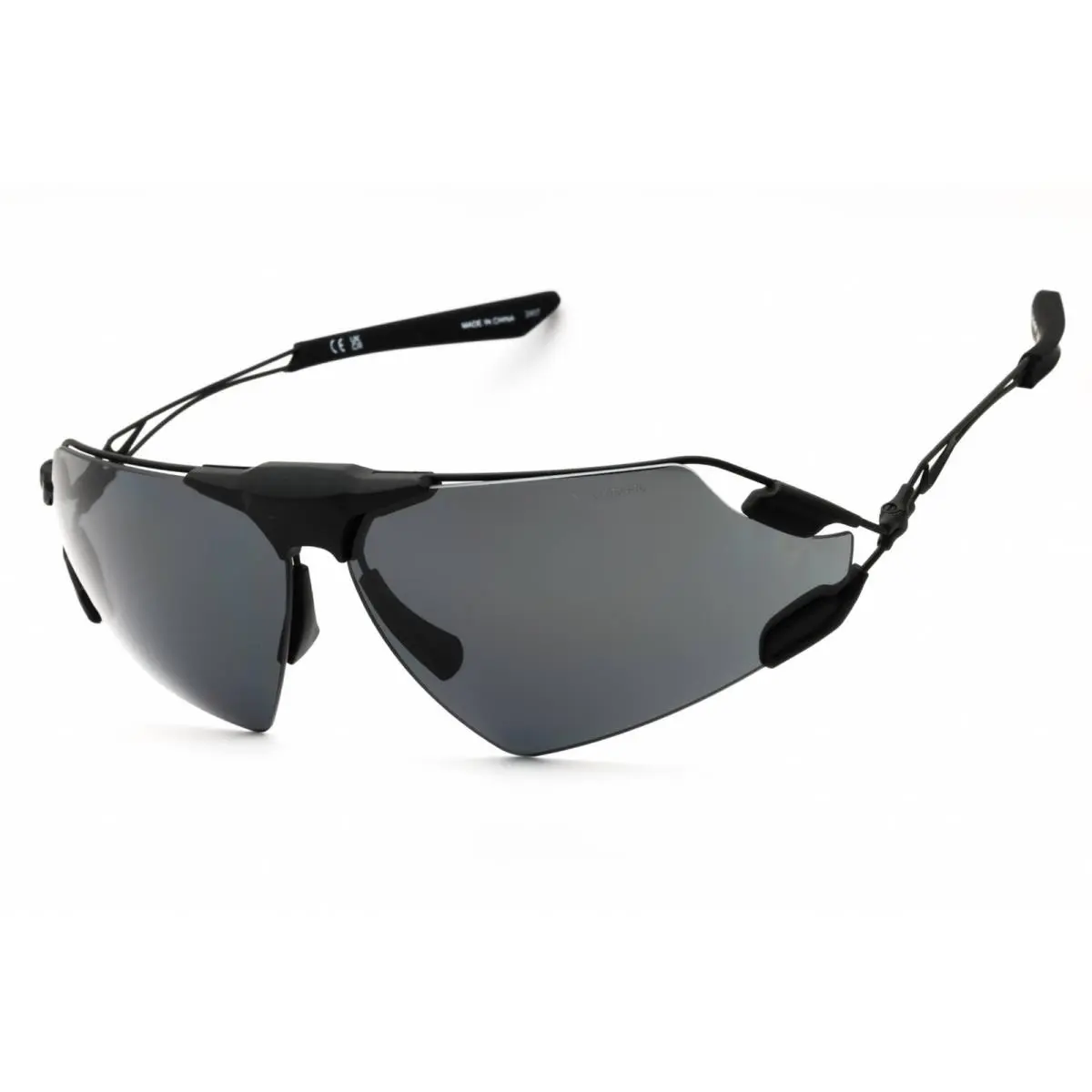 Men`s Sunglasses Matte Black Titanium Rimless Frame Zeus Edge P EV24032 010 by Nike