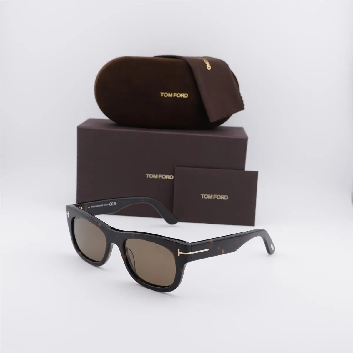 Tom Ford FT1334 52H Dark Havana/brown Polarized 54-19-145 Sunglasses