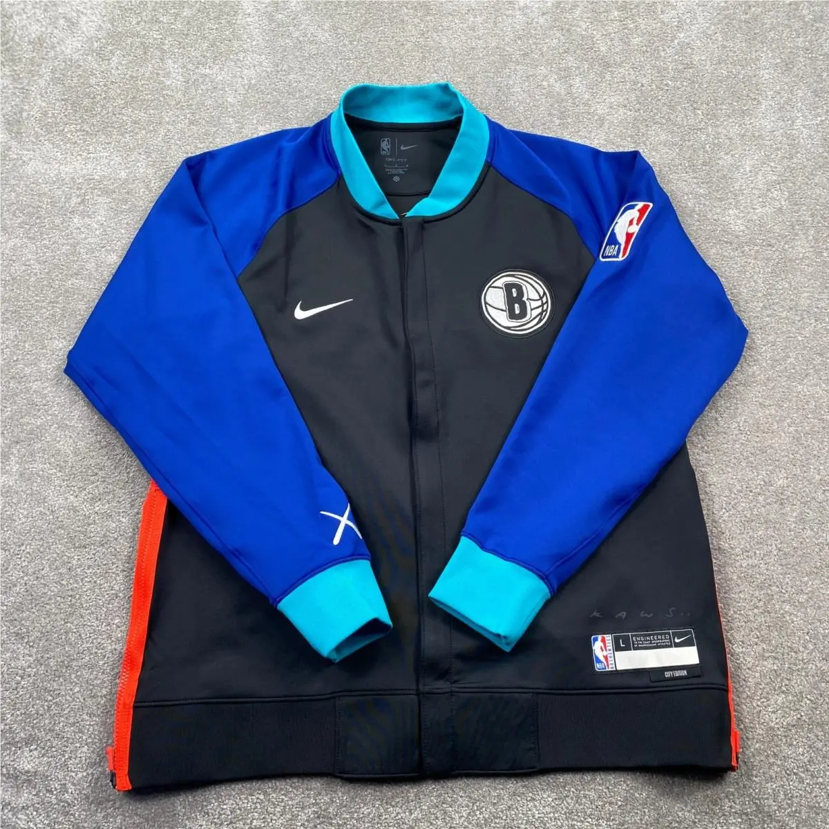 Nike Nba Brooklyn Nets Nba City Edition Jacket Mens L Basketball