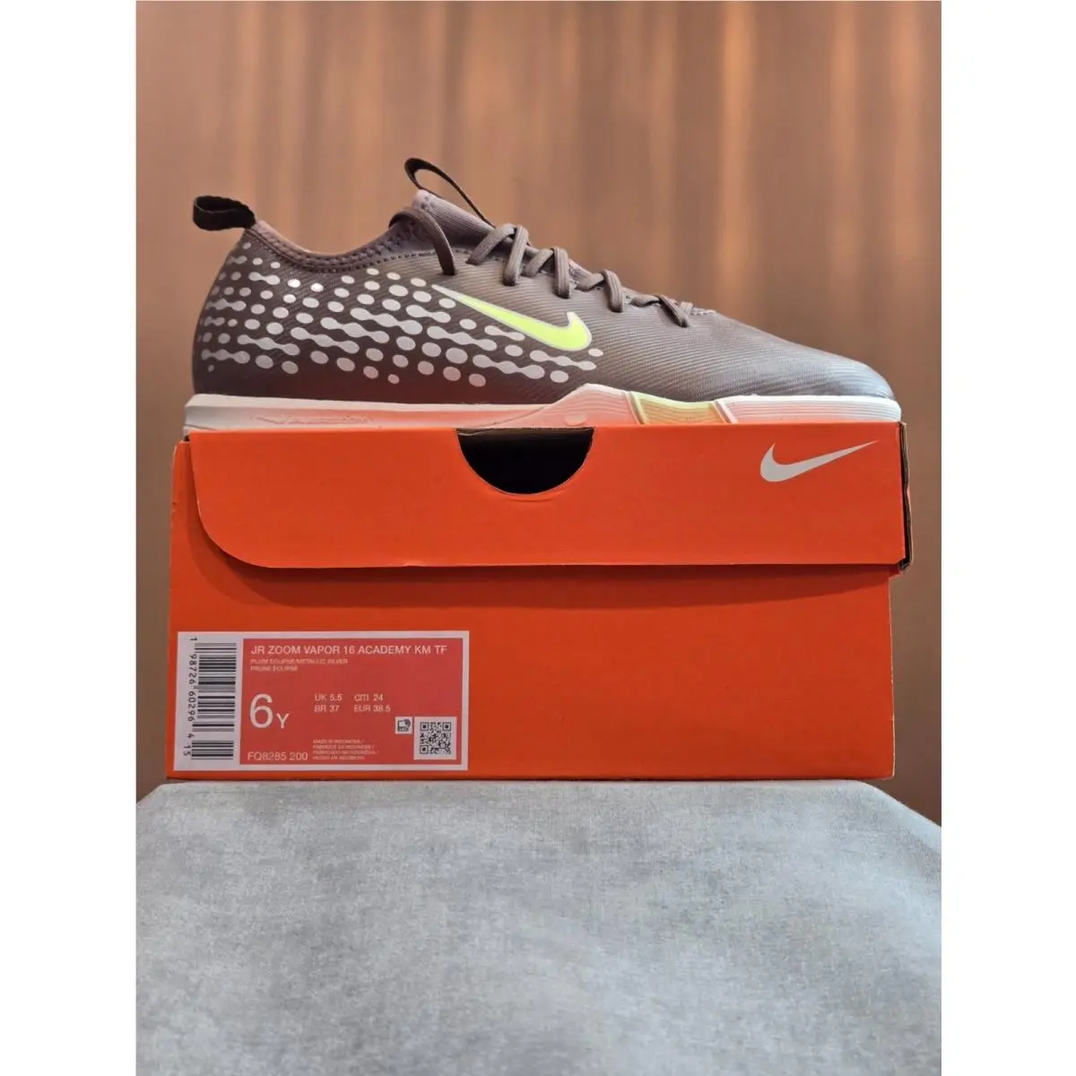 Nike shoes - Nike Mercurial Zoom Vapor 16 Academy Kylian Mbappé TF - FQ8285-200 - Plum 6