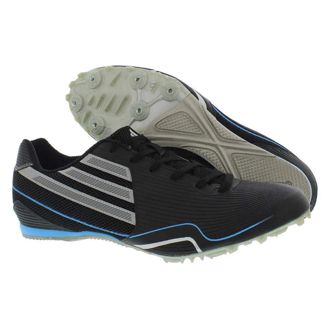 Adidas Spider 2 Mens Shoes Size 11 Color: Black/metallic Silver/blue