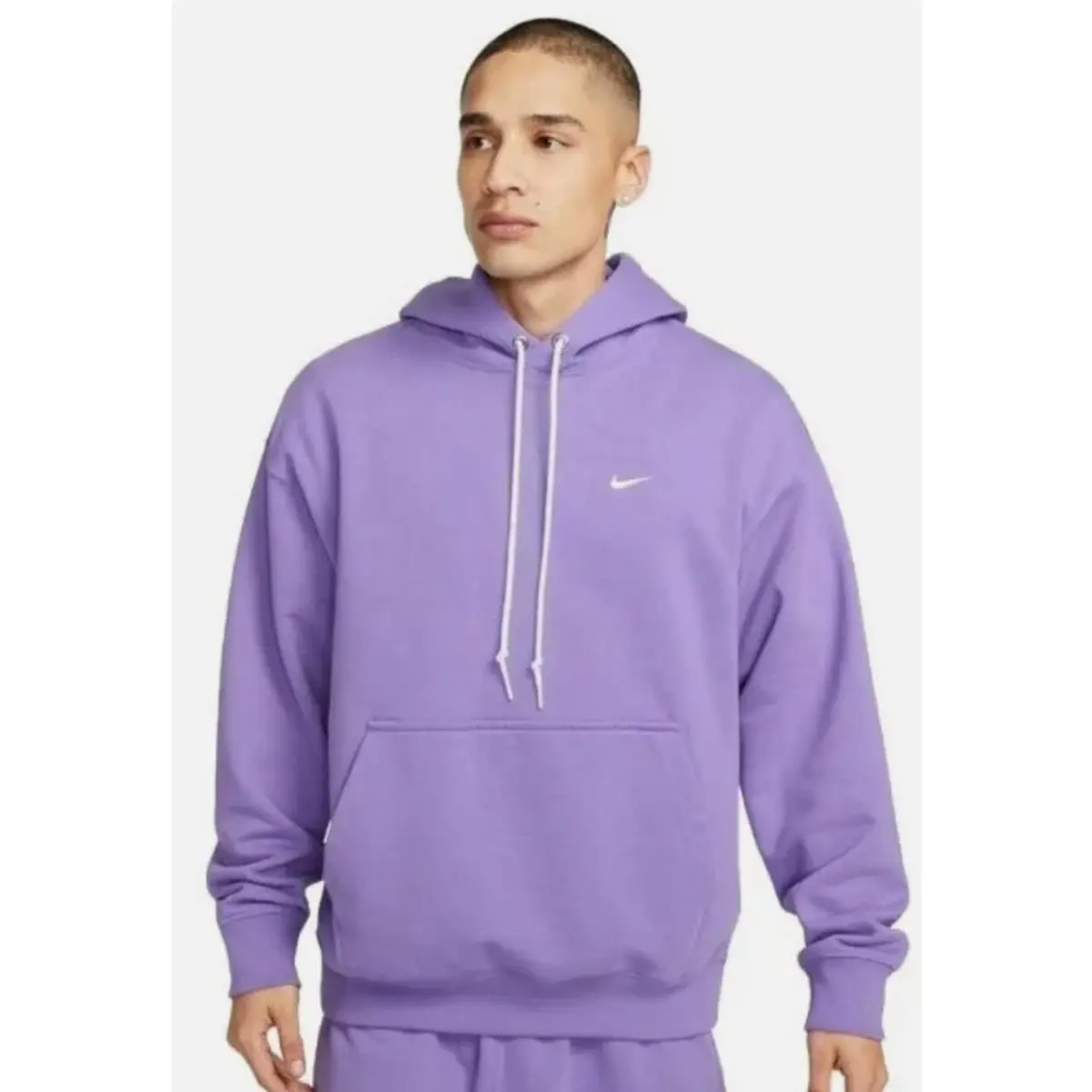 Nike Lab Solo Swoosh Heavyweight Hoodie Jacket Mens Small Space Purple
