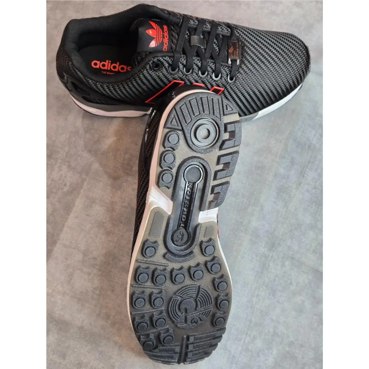 Adidas shoes - adidas Originals ZX Flux - Originals Flux - HQ6612 - Black 2