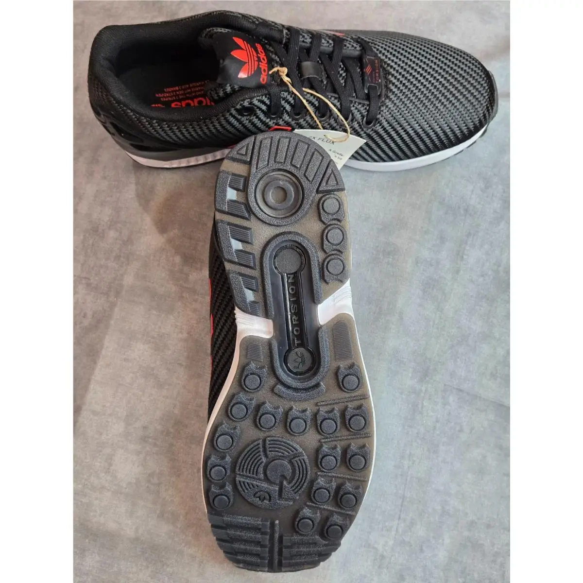 Adidas shoes - adidas Originals ZX Flux - Originals Flux - HQ6612 - Black 3