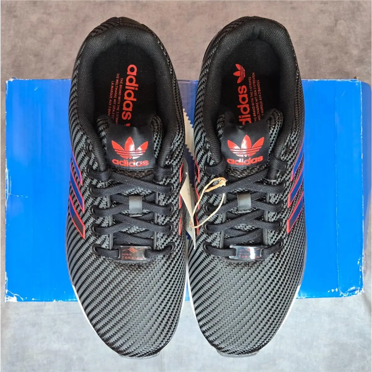 Adidas shoes - adidas Originals ZX Flux - Originals Flux - HQ6612 - Black 5
