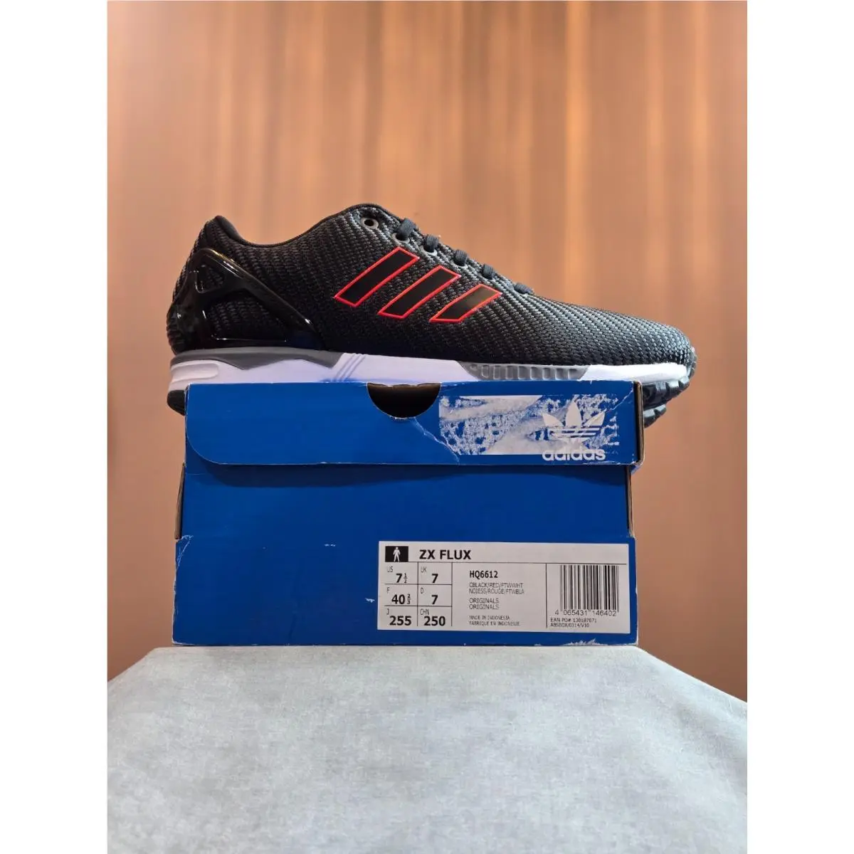 Adidas shoes - adidas Originals ZX Flux - Originals Flux - HQ6612 - Black 6