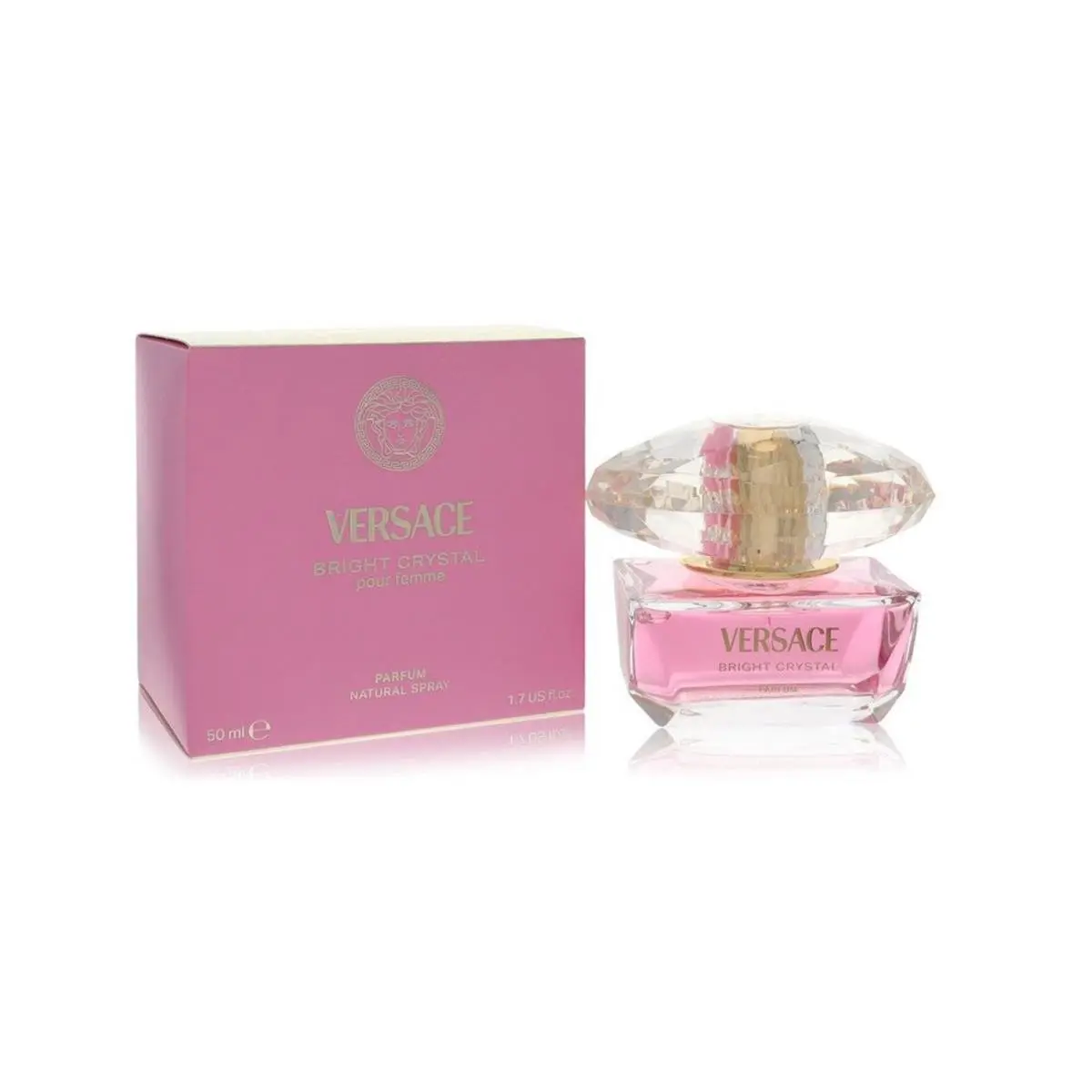 Versace Bright Crystal Femme 1.7 oz Parfum For Women 50 ml