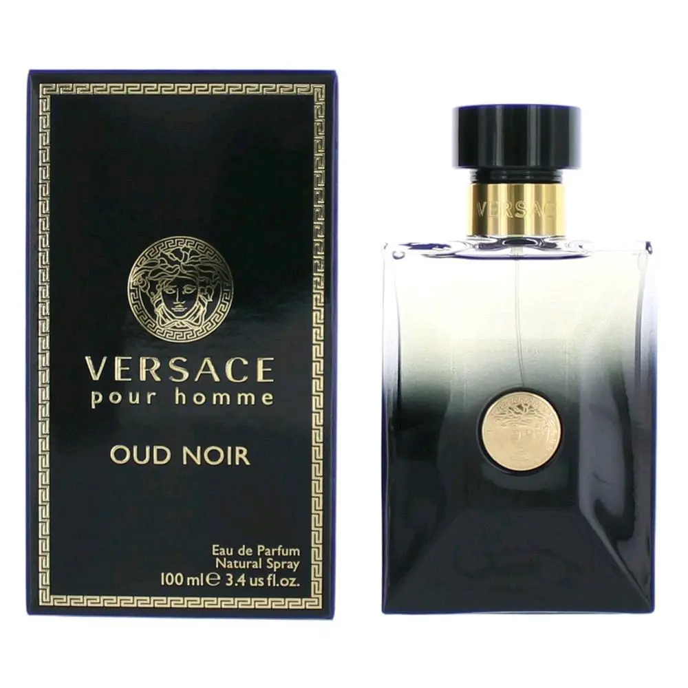 Versace Pour Homme Oud Noir by Versace 3.4 oz Edp Spray For Men