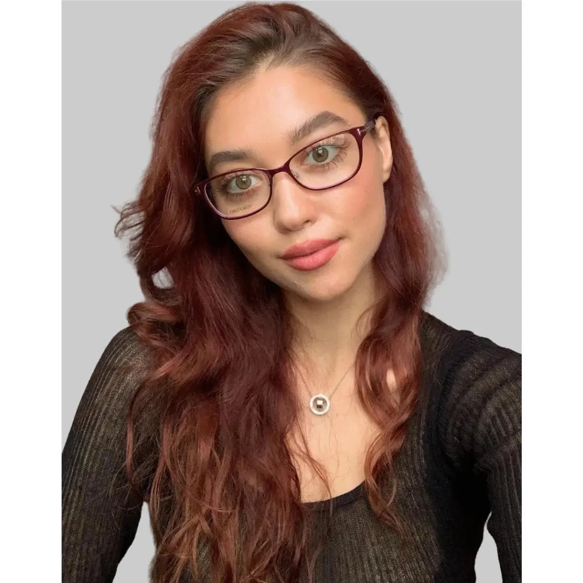 Tom Ford TF 5282 083 Burgundy 52mm Women`s Eyeglasses Frame