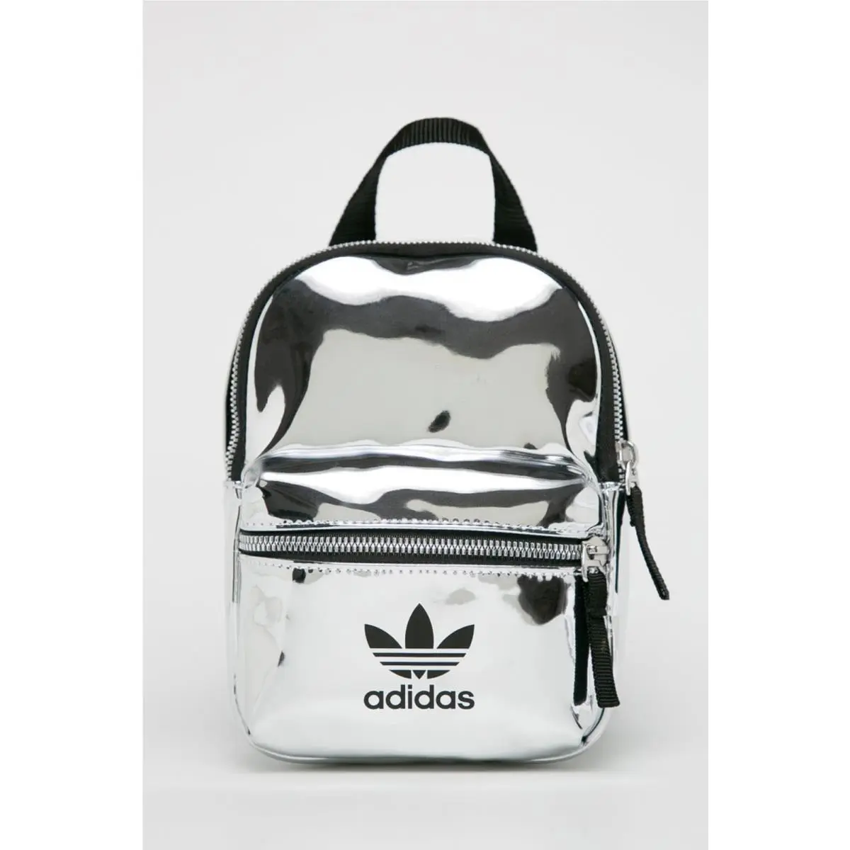Adidas Orignal Mini Airliner Backpack Silver Metallic / Black ED5884