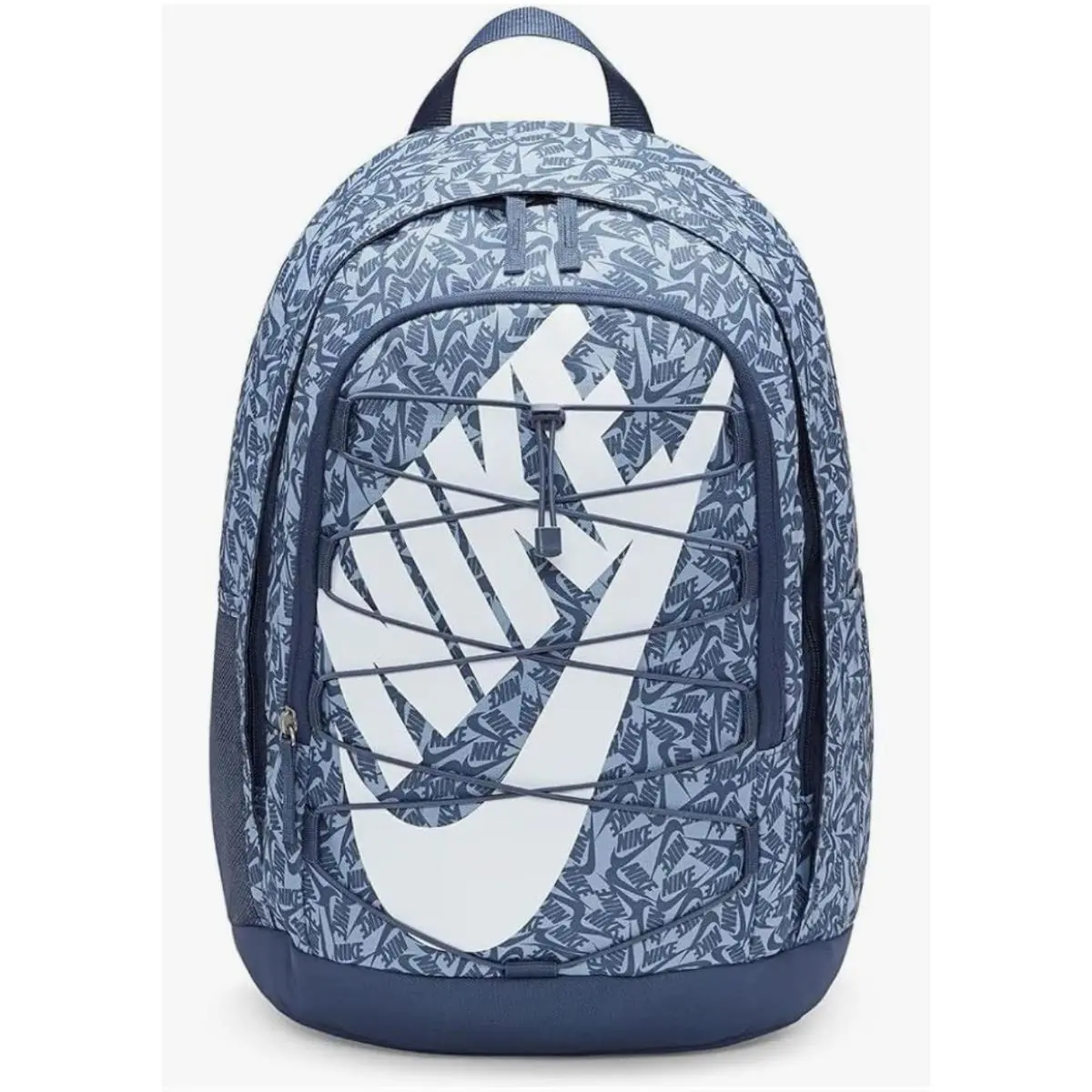 Nike Hayward Backpack Blue Bag Swoosh Print School Travel Work Casual Unisex