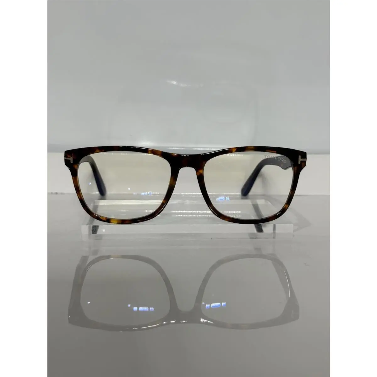 Tom Ford 5662B Honey Tortoise Acetate Unisex Eyeglasses 56mm