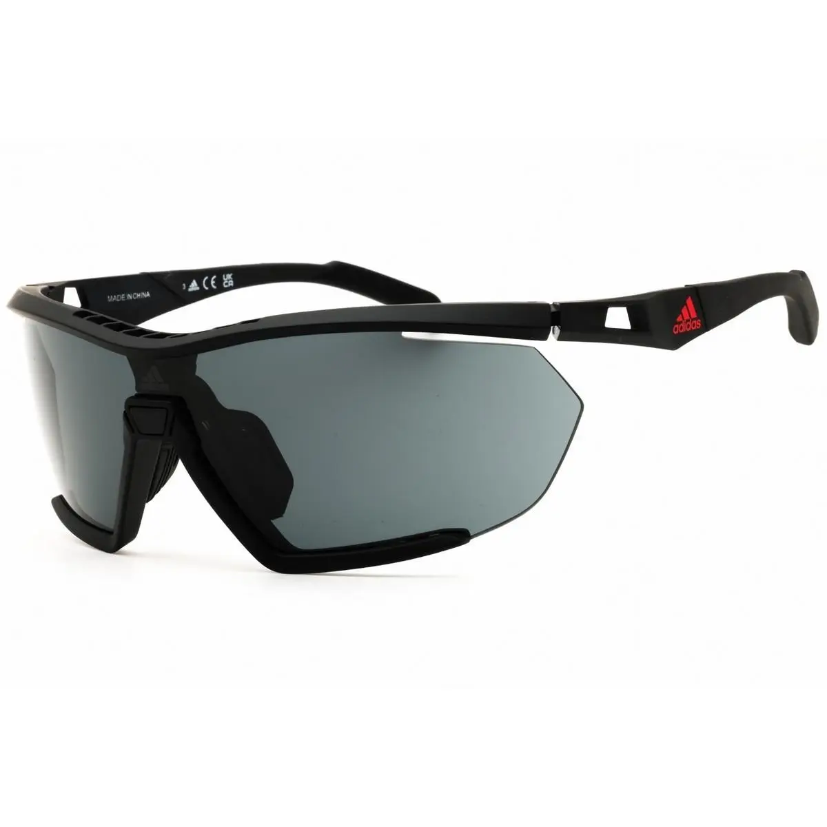 Adidas ADSP0072-02A-00 Sunglasses Frame Size 00mm 135mm 0mm Black Men