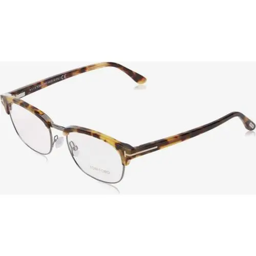 Tom Ford Eyeglasses TF 5458 Shy Havana Tor Gun Italy 53-18-145 TF5458-056-53MM